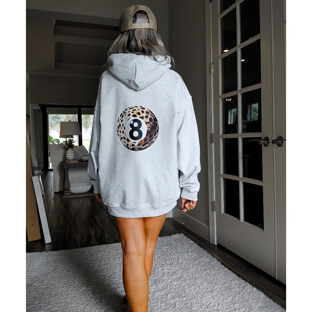 NWT Leopard 8 Ball Hoodie - Picture 5 of 16